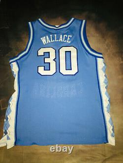 100% Authentic UNC Tar Heels Rasheed Wallace Jersey SZ 48 North Carolina Custom