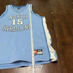 100% Authentic Vince Carter Vintage Nike Team UNC Tar Heels Jersey Size 52 XXL