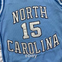 100% Authentic Vince Carter Vintage Nike UNC Tar Heels Jersey Size 44 L Mens