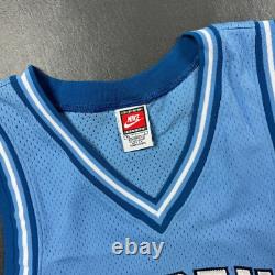 100% Authentic Vince Carter Vintage Nike UNC Tar Heels Jersey Size 44 L Mens