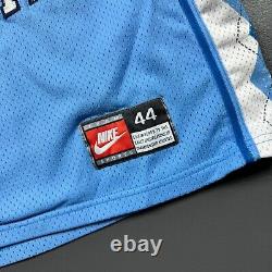 100% Authentic Vince Carter Vintage Nike UNC Tar Heels Jersey Size 44 L Mens