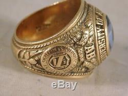 1967 Unc University Of North Carolina 10k Gold Class Ring 30.5 Grams Tarheels