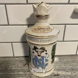 1979 Old Commonwealth UNC Tar Heels Decanter North Carolina With Lid