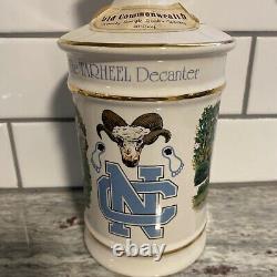 1979 Old Commonwealth UNC Tar Heels Decanter North Carolina With Lid