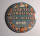 1981 Michael Jordan Unc Tar Heels Team Photo Pinback Button Rookie Year