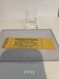 1982 ACC Tournament Season Ticket Book Michael Jordan UNC Tar Heels Champions
