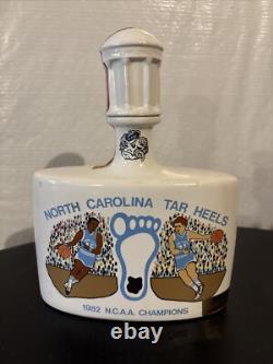 1982 Mike Wayne Whiskey Decanter UNC Tar Heels Michael Jordan NCAA Championship