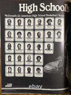 1982 NCAA East Regional Basketball Program Michael Jordan UNC Tar Heels Rare