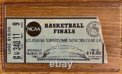 1982 Ncaa Finals Ticket? Michael Jordan The Shot Game-winner? Unc Tar Heels