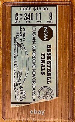 1982 Ncaa Finals Ticket? Michael Jordan The Shot Game-winner? Unc Tar Heels