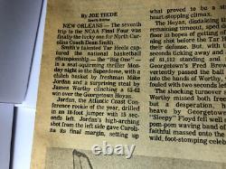 1982 UNC NCAA Champs Michael Jordan Newspaper The News And Observer Raleigh Mike
