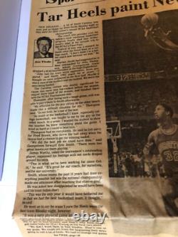 1982 UNC NCAA Champs Michael Jordan Newspaper The News And Observer Raleigh Mike