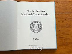 1982 UNC North Carolina National Champion Yearbook Tar Heels Jordan Worthy Perk
