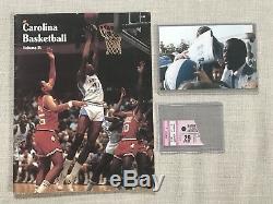 1982 UNC Tarheels Carolina Basketball Michael Jordan Pre Rookie Vintage Auto 1/1