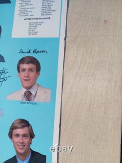 1983-84 UNC Tarheels Basketball Calendar Poster Michael Jordan Last Season