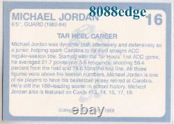 1989-90 North Carolina Collegiate Gold #16 Michael Jordan/1000 Unc Tar Heels