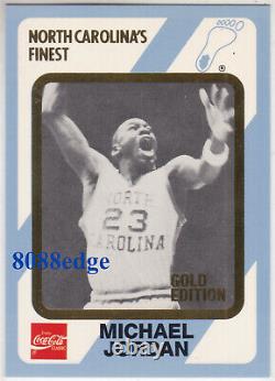 1989-90 North Carolina Collegiate Gold #65 Michael Jordan/1000 Unc Tar Heels