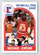 1989 Nba Hoops / #21 Michael Jordan / Bulls & Unc / Raw Hof Card / See Video