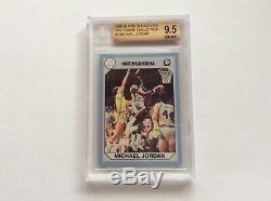 1990 JORDAN #3 44 61 93 Carolina bgs 9.5 unc collegiate collection tarheels