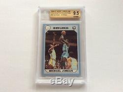 1990 JORDAN #3 44 61 93 Carolina bgs 9.5 unc collegiate collection tarheels