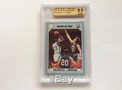 1990 JORDAN #3 44 61 93 Carolina bgs 9.5 unc collegiate collection tarheels