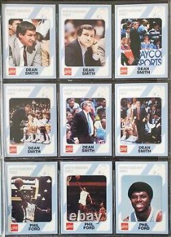 1990 Michael Jordan UNC Tar Heels Basketball + Taylor Football NCAA 200 Card Set
