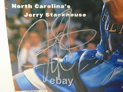 1995 Jerry Stackhouse Signed Si Magazine Unc North Carolina Tar Heels Basketball