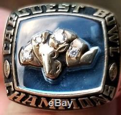 1995 Unc North Carolina Tarheels Championship Ring Players 10k Gold Jostens