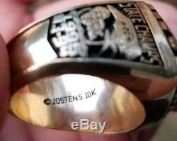 1995 Unc North Carolina Tarheels Championship Ring Players 10k Gold Jostens