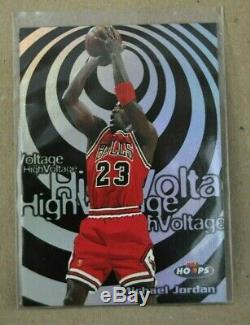 1997-98 Michael Jordan Hoops High Voltage insert Chicago Bulls UNC Tarheels