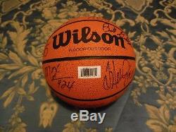 1998-99 UNC Tar Heel Basketball Autograph Basketball