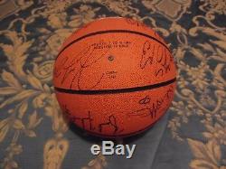 1998-99 UNC Tar Heel Basketball Autograph Basketball