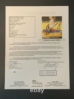 1998 Press Pass Vince Carter Autographed Rookie JSA LOA UNC Tar Heels