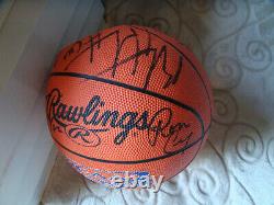 1999-2000 UNC North Carolina UNC Tar Heels team signed auto autograph basketball