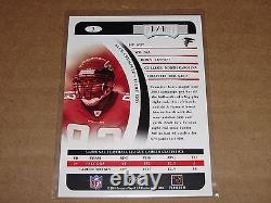 2004 Playoff ALGE CRUMPLER #3 Platinum Proof 1/1 Atlanta FALCONS UNC Tar Heels