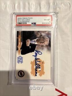 2005-06 Press Pass Bronze Auto Roy Williams PSA 8 UNC Tar Heels