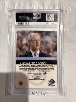 2005-06 Press Pass Bronze Auto Roy Williams PSA 8 UNC Tar Heels