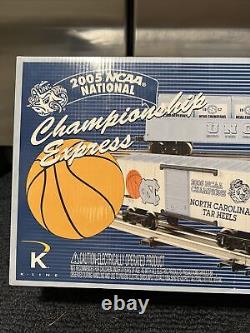 2005 K-Line UNC Carolina Tar Heels NCAA Championship Express Train Set READ