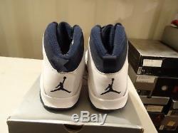 2005 Nike Air Jordan 10 X Retro Ice Baby Blue UNC Tarheels 310805-141 SZ 11.5 SB