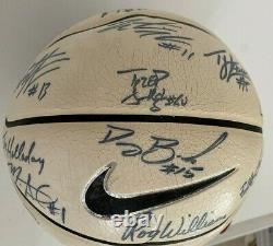 2006-07 NORTH CAROLINA TAR HEELS UNC Basketball Signed by Team Players & Coaches