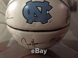 2007-2008 Final Four UNC North Carolina Tar Heels Team Signed Basketball