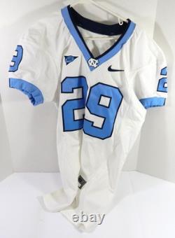 2008-12 North Carolina Tar Heels UNC #29 Game Used White Jersey NP Rem 42 8