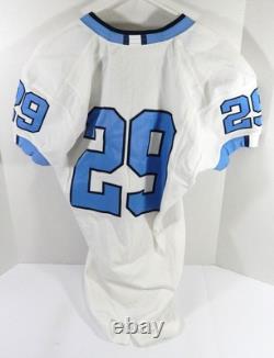 2008-12 North Carolina Tar Heels UNC #29 Game Used White Jersey NP Rem 42 8