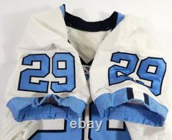 2008-12 North Carolina Tar Heels UNC #29 Game Used White Jersey NP Rem 42 8