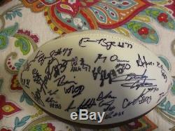 2008 Unc North Carolina Tarheels Team Signed Football Hakeem Nicks Yates Proof