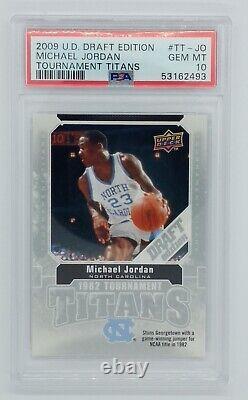 2009 UD Draft Edition Tournament Titans Michael Jordan #TT-JO, PSA 10