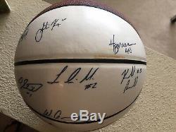 2010-11 NORTH CAROLINA TAR HEELS UNC Basketball Signed by Team Players & Coaches