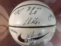 2010-2011 UNC North Carolina Tar Heels Team Signed Basketball