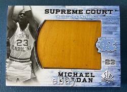 2010 SPA Supreme Court Authentics Michael Jordan Game Used Tar Heels Floor MJ-2
