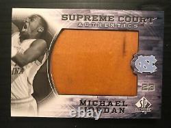 2010 Sp Authentic Supreme Court Authentics Game Huge Floor Michael Jordan 23 Unc